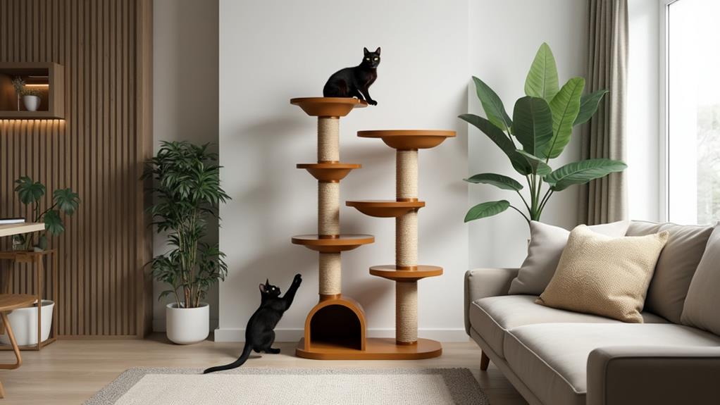 Cat Trees for Small Spaces Compact Designs Kitty Essentials