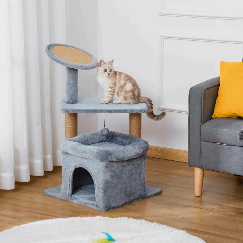 Paw Hut Cat Perch - Your Cat's New Favourite Spot to Play and Relax!