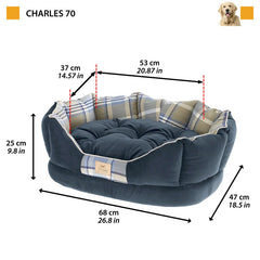 Velvet Bolster Pet Bed for Cats: A Luxurious Resting Spot