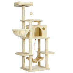 Barking 164cm H Cat Tree: Premium Multi-Level Cat Play Tower for Active Pets