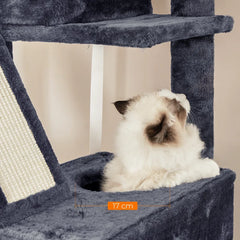 FEANDREA 206cm Cat Tree - Ultimate Playground for Cats