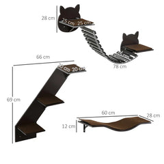 12Cm Wall Mounted Cat Perch - Premium Quality and Space-Saving Solution for Happy Cats