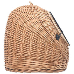 Cat Transporter 45X35X35 cm Natural Willow: Limited Edition, Stylish and Sturdy Pet Carrier