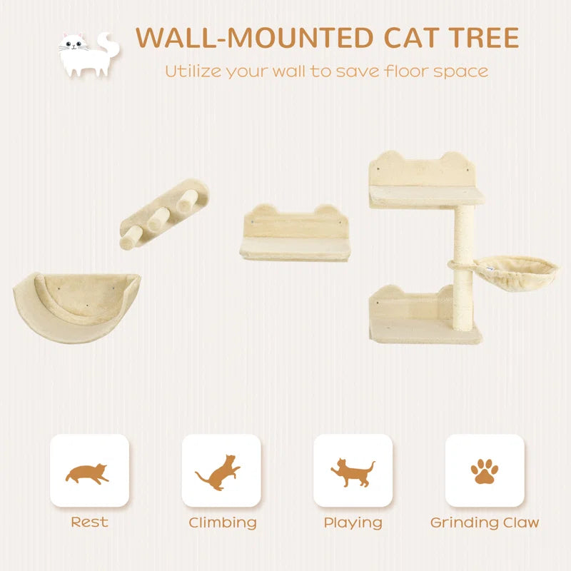 Cat Perch - Premium Wall-Mounted Shelves for Stylish and Comfortable Feline Living