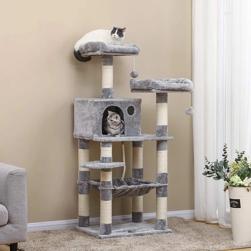 143 cm Cat Tree – Premium Tower for Happy, Healthy Cats