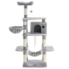 Barking 164cm H Cat Tree: Premium Multi-Level Cat Play Tower for Active Pets