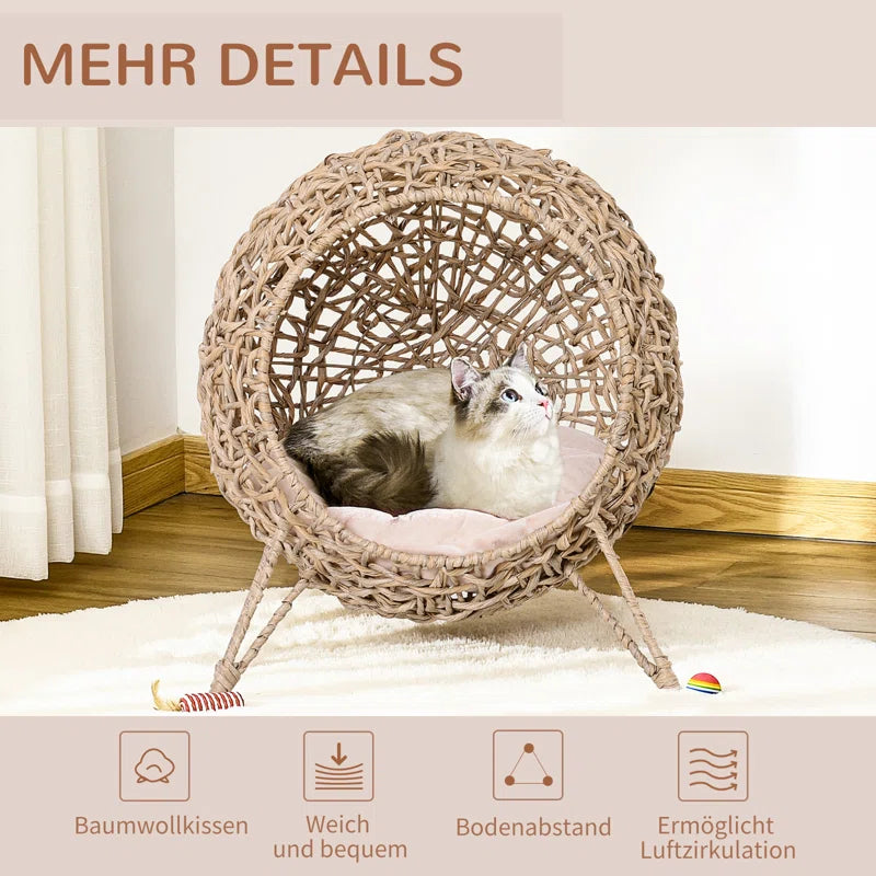 Hornsea Dome Cat Bed by Archie & Oscar - Stylish and Durable Pet Furniture