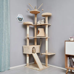 Ramsgate 210Cm H Cat Tree: Discover the Pinnacle of Feline Fun and Comfort