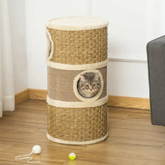 70Cm H Cat Tree with Sisal Scratching Posts and Interactive Toys