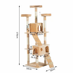 Salvatore 170Cm H Cat Tree: Exclusive Luxury Haven for Your Beloved Cats