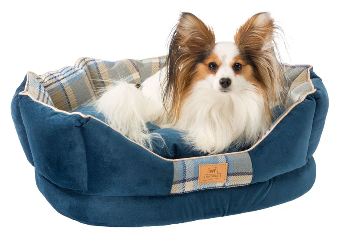 Velvet Bolster Pet Bed for Cats: A Luxurious Resting Spot