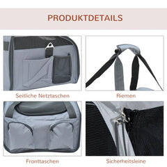 Edith Collapsible Cat Carrier -  Ultimate Comfort & Portability