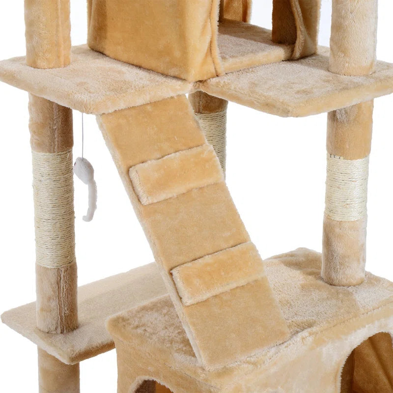 Salvatore 170Cm H Cat Tree: Exclusive Luxury Haven for Your Beloved Cats