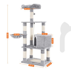 Barnsley 138cm H Cat Tree - Your Cat’s New Favourite Retreat!