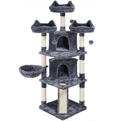 Cat Tree 175 cm: Exclusive Luxury Tower for Cat Lounging and Play