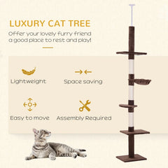 Cat Tree 260cm H - Elevate Your Cat's Playtime to New Heights!