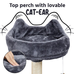 Cat Tree 175 cm: Exclusive Luxury Tower for Cat Lounging and Play