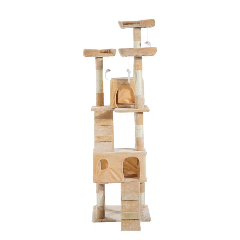 Salvatore 170Cm H Cat Tree: Exclusive Luxury Haven for Your Beloved Cats