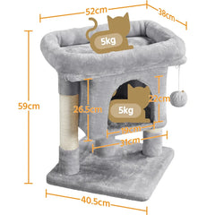 Cat Tree: Exclusive Esparza 59Mm H Tower – Ultimate Playground for Your Cat