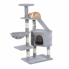 Roderick 125Cm H Cat Tree - Premium Quality for Endless Feline Fun and Comfort