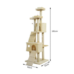 Cat Tree 181 cm: Limited Edition Luxury Tower for Cats