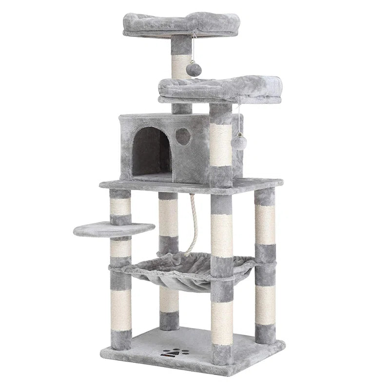 143 cm Cat Tree – Premium Tower for Happy, Healthy Cats